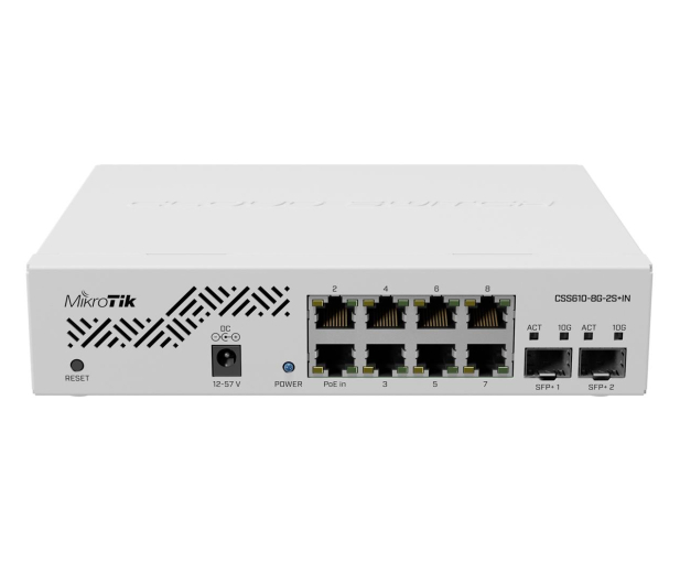 MIKROTIK 8x1GbE 2xSFP+ CSS610-8G-2S+IN - 1230873 - zdjęcie 2